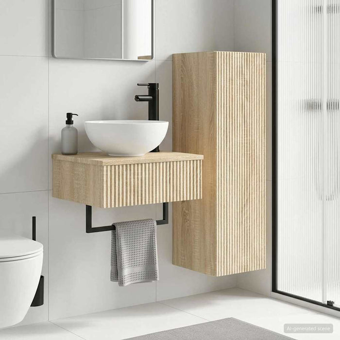 Set de mobilier pentru baie 2 buc. Stejar Sonoma WALTI