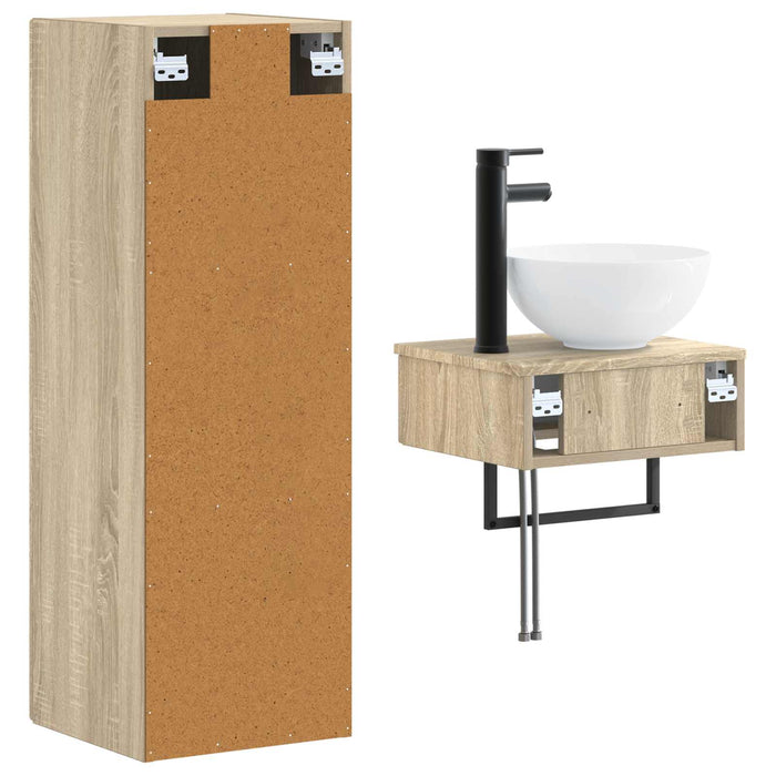 Set de mobilier pentru baie 2 buc. Stejar Sonoma WALTI