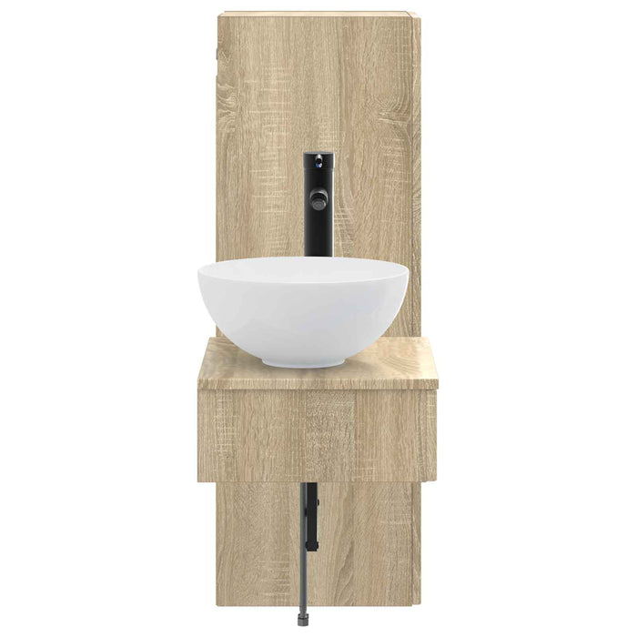 Set de mobilier pentru baie 2 buc. Stejar Sonoma WALTI