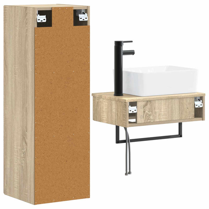 Set de mobilier pentru baie 2 buc. Stejar Sonoma WALTI