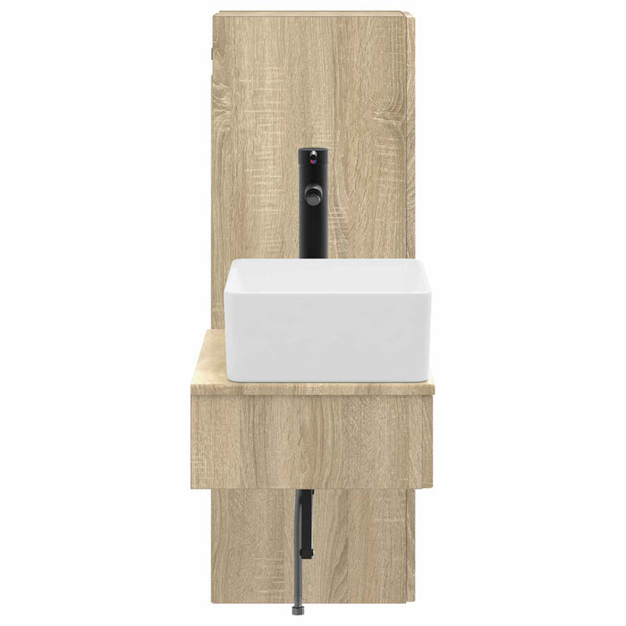 Set de mobilier pentru baie 2 buc. Stejar Sonoma WALTI