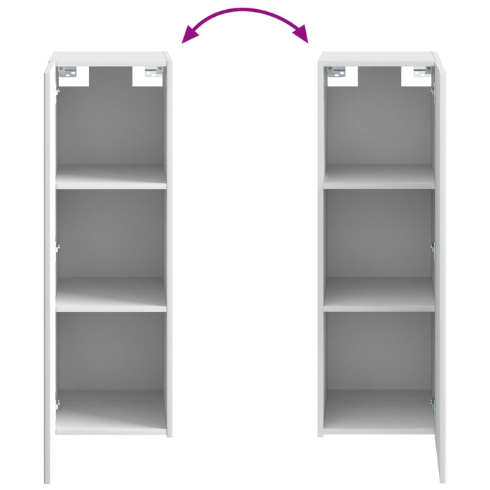 Set de mobilier pentru baie 2 buc. Alb 33 x 34,5 x 100 cm WALTI