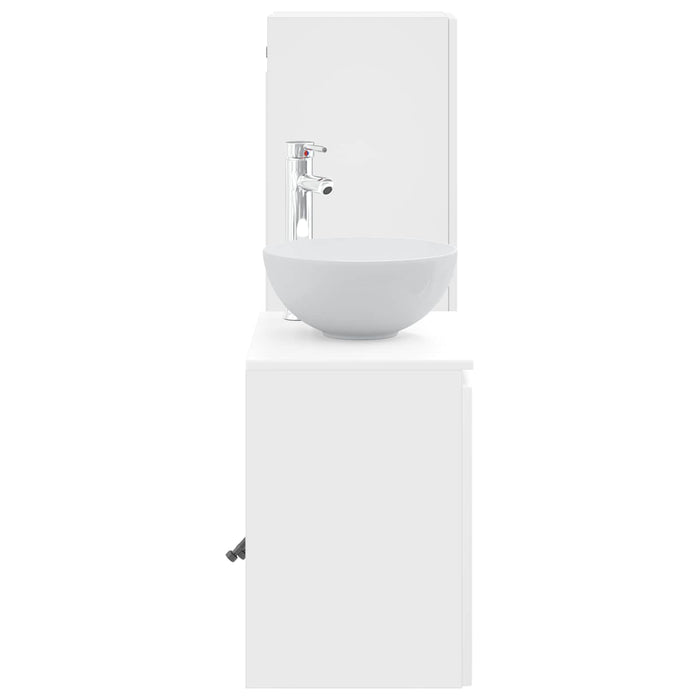 Set de mobilier pentru baie 2 buc. Alb 33 x 34,5 x 100 cm WALTI