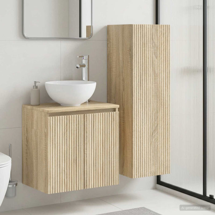 Set de mobilier pentru baie 2 buc. Stejar Sonoma WALTI