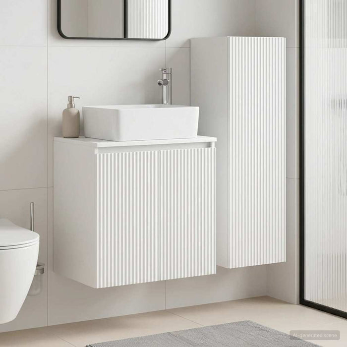 Set de mobilier pentru baie 2 buc. Alb 33 x 34,5 x 100 cm WALTI