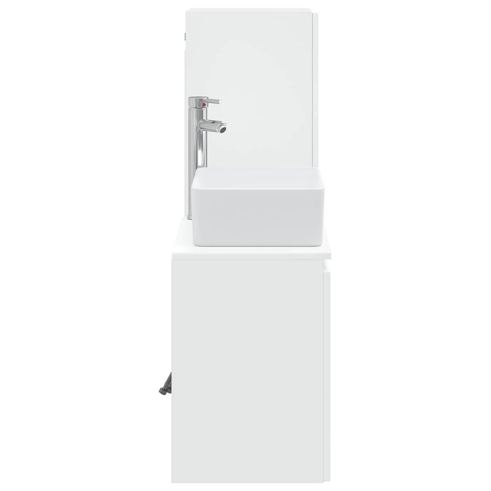 Set de mobilier pentru baie 2 buc. Alb 33 x 34,5 x 100 cm WALTI