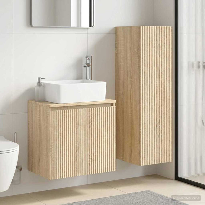 Set de mobilier pentru baie 2 buc. Stejar Sonoma WALTI