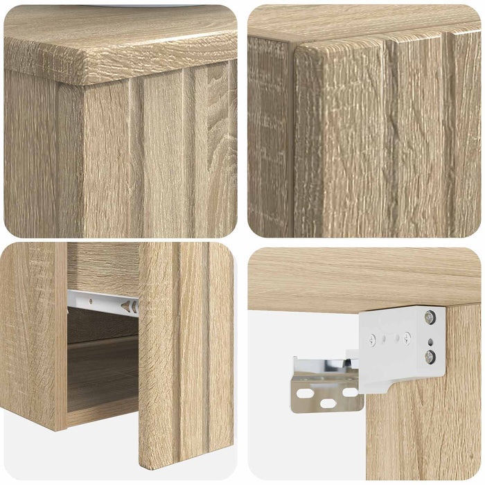 Set de mobilier pentru baie 2 buc. Stejar Sonoma WALTI