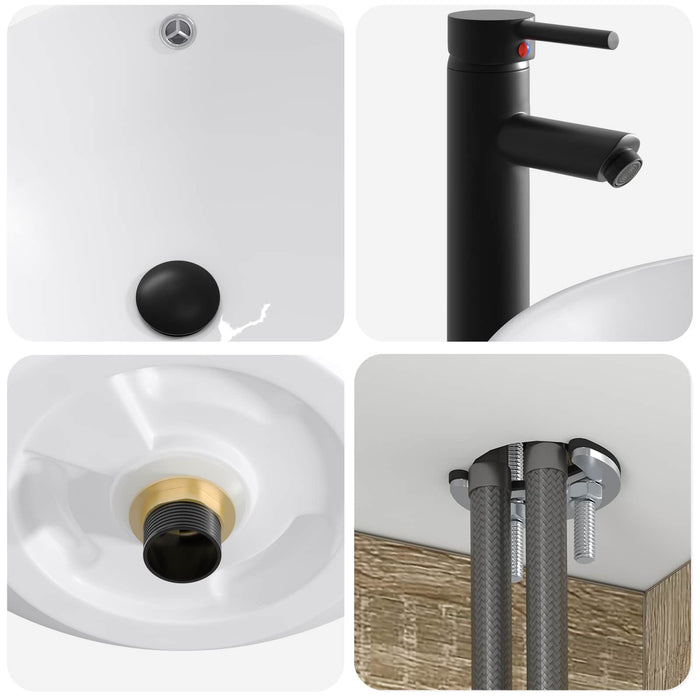 Set de mobilier pentru baie 2 buc. Stejar Sonoma WALTI