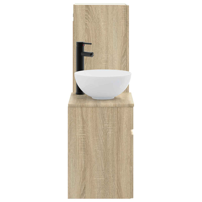 Set de mobilier pentru baie 2 buc. Stejar Sonoma WALTI