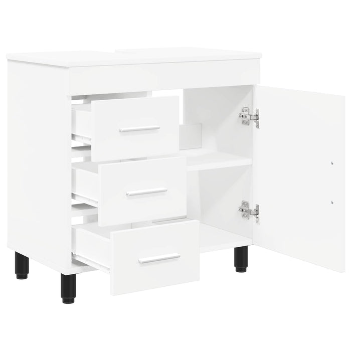 Unitate Vanity pentru Baie Alb 60 x 35 x 60 cm Lemn prelucrat - WALTI WALTI