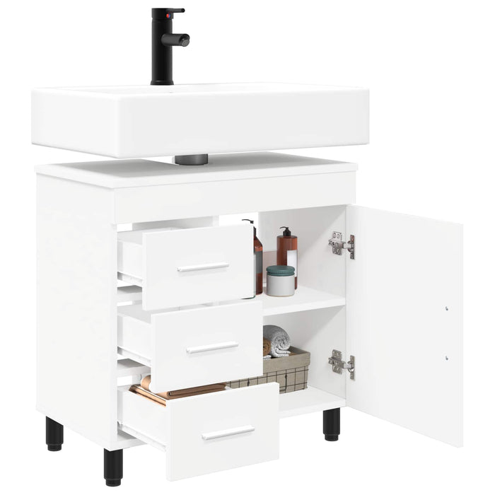 Unitate Vanity pentru Baie Alb 60 x 35 x 60 cm Lemn prelucrat - WALTI WALTI