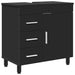 Mobilă de baie cu chiuvetă Negru 60 x 35 x 60 cm Lemn prelucrat - WALTI WALTI