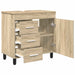 Unitate Vanity pentru Baie Stejar Sonoma 60 x 35 x 60 cm - WALTI WALTI