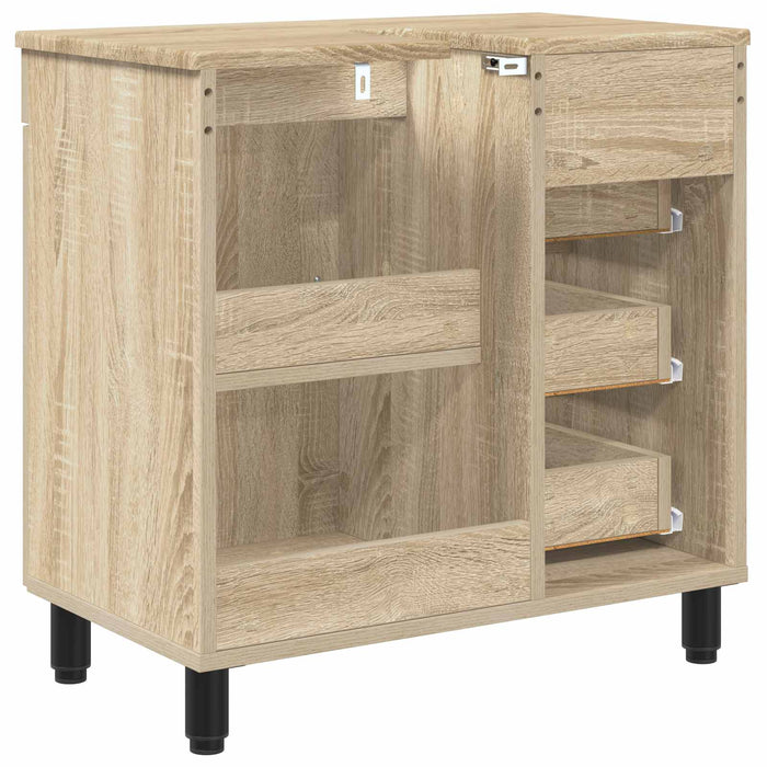 Unitate Vanity pentru Baie Stejar Sonoma 60 x 35 x 60 cm - WALTI WALTI