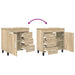 Unitate Vanity pentru Baie Stejar Sonoma 60 x 35 x 60 cm - WALTI WALTI