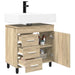 Unitate Vanity pentru Baie Stejar Sonoma 60 x 35 x 60 cm - WALTI WALTI