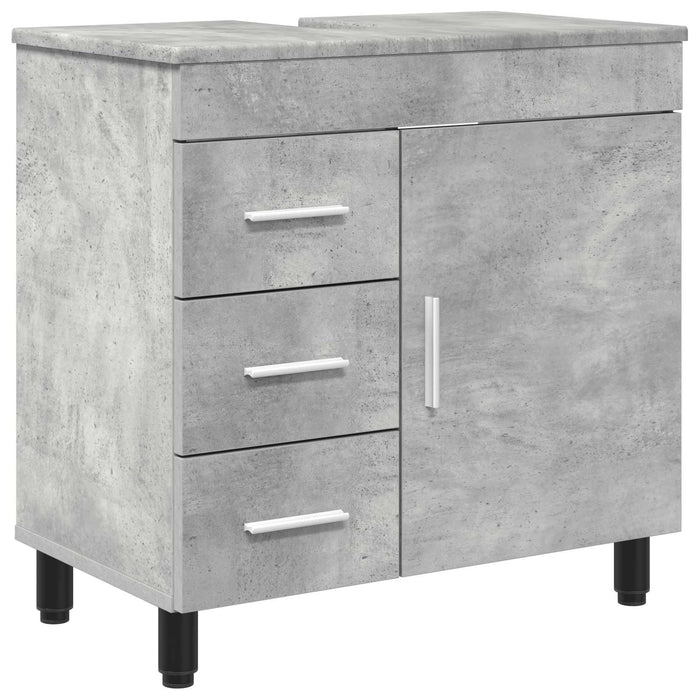 Unitate Vanity pentru Baie Gri Beton 60 x 35 x 60 cm - WALTI WALTI