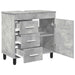 Unitate Vanity pentru Baie Gri Beton 60 x 35 x 60 cm - WALTI WALTI
