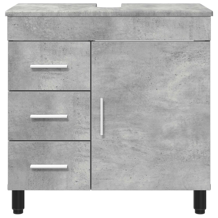 Unitate Vanity pentru Baie Gri Beton 60 x 35 x 60 cm - WALTI WALTI