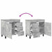 Unitate Vanity pentru Baie Gri Beton 60 x 35 x 60 cm - WALTI WALTI