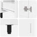 Unitate Vanity pentru Baie Alb foarte lucios 60 x 35 x 60 cm - WALTI WALTI