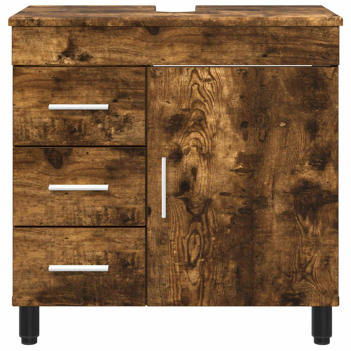 Unitate Vanity pentru Baie Stejar fumuriu 60 x 35 x 60 cm - WALTI WALTI
