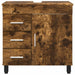 Unitate Vanity pentru Baie Stejar fumuriu 60 x 35 x 60 cm - WALTI WALTI