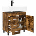 Unitate Vanity pentru Baie Stejar fumuriu 60 x 35 x 60 cm - WALTI WALTI
