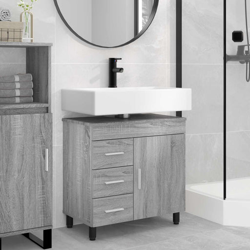 Unitate Vanity pentru Baie Sonoma gri 60 x 35 x 60 cm - WALTI WALTI