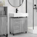Unitate Vanity pentru Baie Sonoma gri 60 x 35 x 60 cm - WALTI WALTI