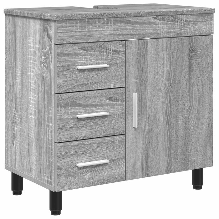 Unitate Vanity pentru Baie Sonoma gri 60 x 35 x 60 cm - WALTI WALTI