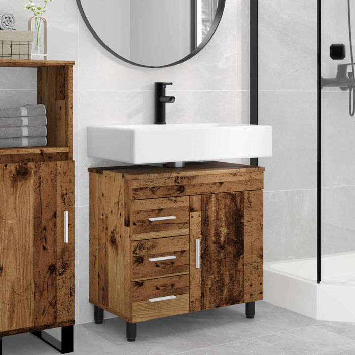 Unitate Vanity pentru Baie Lemn vechi 60 x 35 x 60 cm - WALTI WALTI