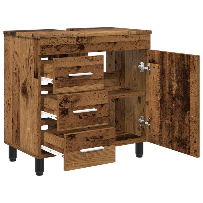 Unitate Vanity pentru Baie Lemn vechi 60 x 35 x 60 cm - WALTI WALTI