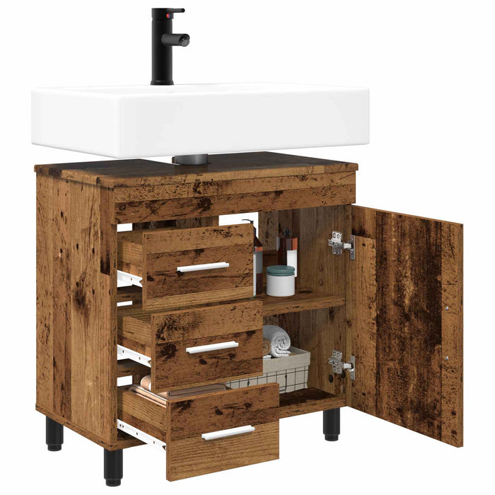 Unitate Vanity pentru Baie Lemn vechi 60 x 35 x 60 cm - WALTI WALTI