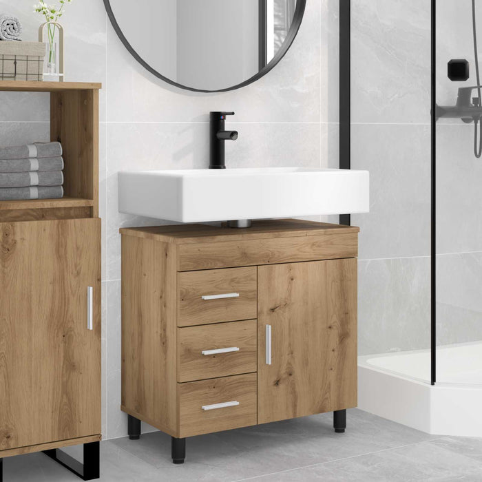 Unitate Vanity pentru Baie Stejar Artizanal 60 x 35 x 60 cm - WALTI WALTI