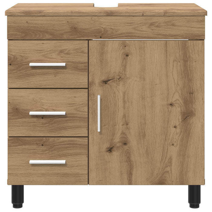 Unitate Vanity pentru Baie Stejar Artizanal 60 x 35 x 60 cm - WALTI WALTI