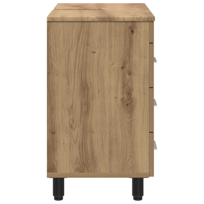 Unitate Vanity pentru Baie Stejar Artizanal 60 x 35 x 60 cm - WALTI WALTI