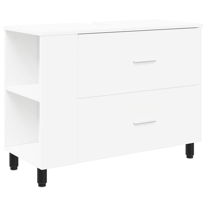 Unitate Vanity pentru Baie Alb 80 x 35 x 60 cm Lemn prelucrat - WALTI WALTI