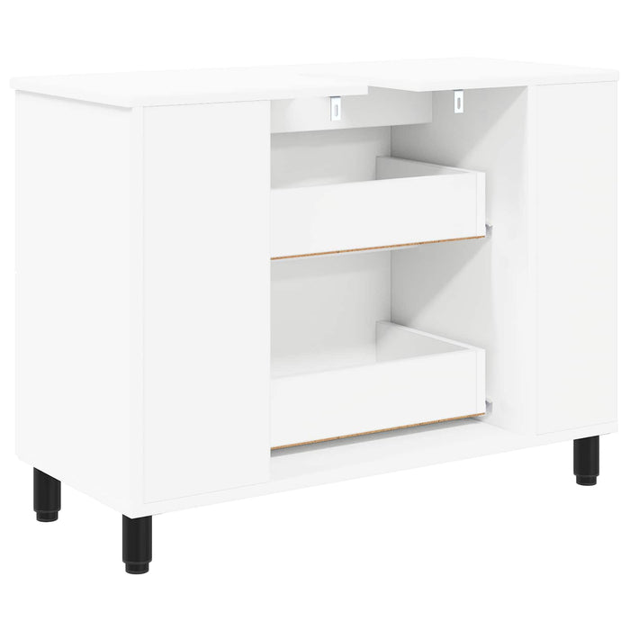 Unitate Vanity pentru Baie Alb 80 x 35 x 60 cm Lemn prelucrat - WALTI WALTI