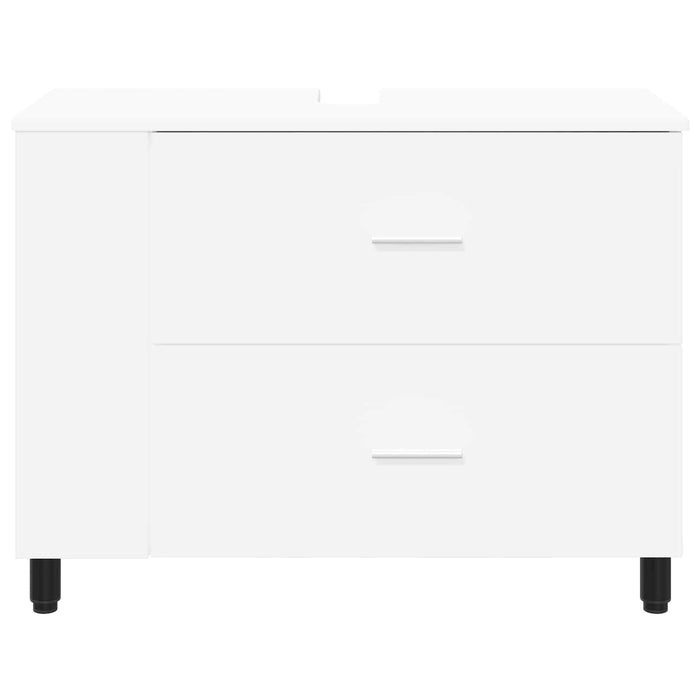 Unitate Vanity pentru Baie Alb 80 x 35 x 60 cm Lemn prelucrat - WALTI WALTI