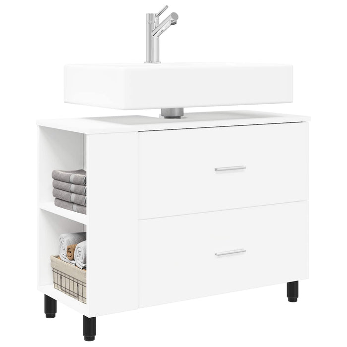 Unitate Vanity pentru Baie Alb 80 x 35 x 60 cm Lemn prelucrat - WALTI WALTI