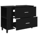 Unitate Vanity pentru Baie Negru 80 x 35 x 60 cm Lemn prelucrat - WALTI WALTI