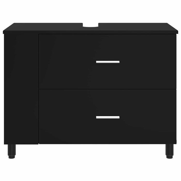 Unitate Vanity pentru Baie Negru 80 x 35 x 60 cm Lemn prelucrat - WALTI WALTI