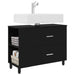 Unitate Vanity pentru Baie Negru 80 x 35 x 60 cm Lemn prelucrat - WALTI WALTI