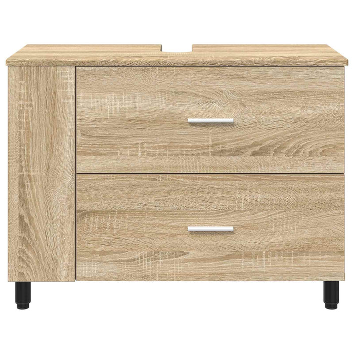 Dulap sub chiuvetă pentru baie Stejar sonoma 80 x 35 x 60 cm - WALTI WALTI