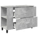 Unitate Vanity pentru Baie Gri Beton 80 x 35 x 60 cm - WALTI WALTI