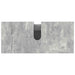 Unitate Vanity pentru Baie Gri Beton 80 x 35 x 60 cm - WALTI WALTI