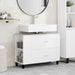 Unitate Vanity pentru Baie Alb foarte lucios 80 x 35 x 60 cm - WALTI WALTI