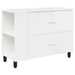 Unitate Vanity pentru Baie Alb foarte lucios 80 x 35 x 60 cm - WALTI WALTI